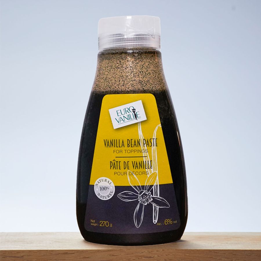 Pâte de vanille Bourbon squeezy avec grains  - 270g | Eurovanille