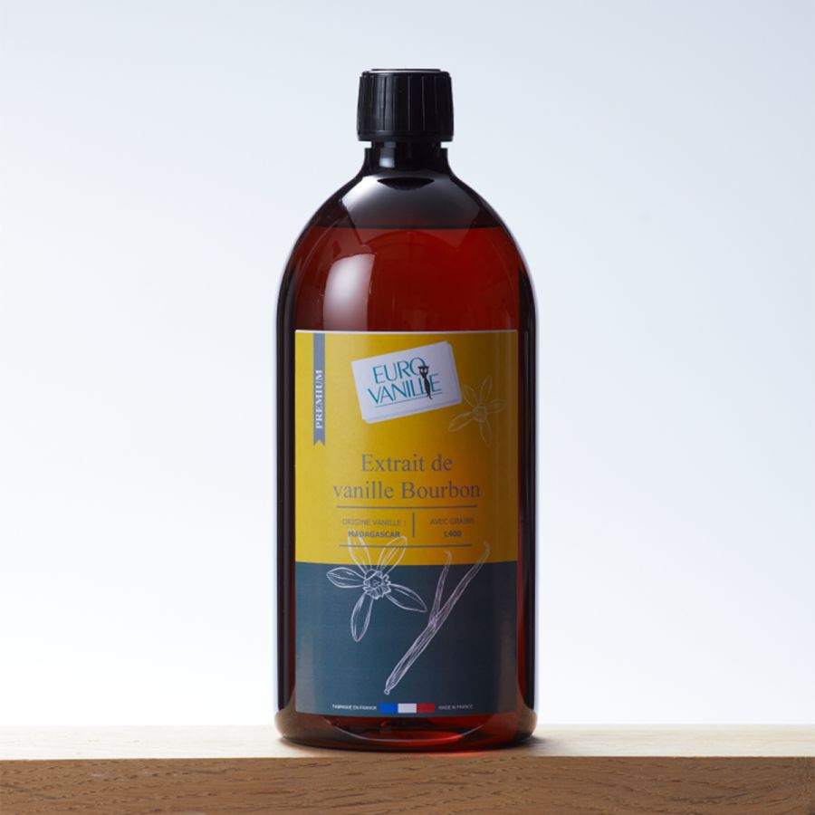 Extrait de vanille Bourbon L400 avec grains 1Kg | Eurovanille