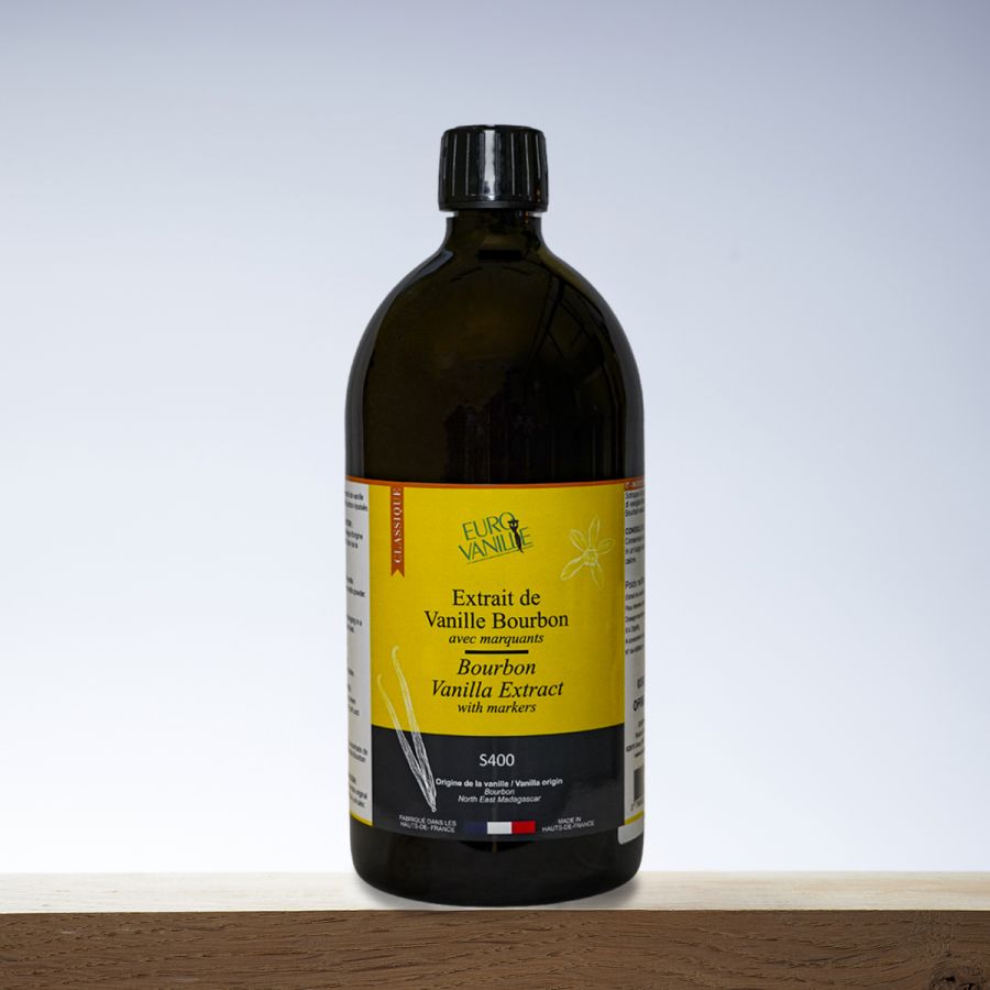 Bourbon Vanilla Extract S400 – With Seeds – 1kg | Eurovanille