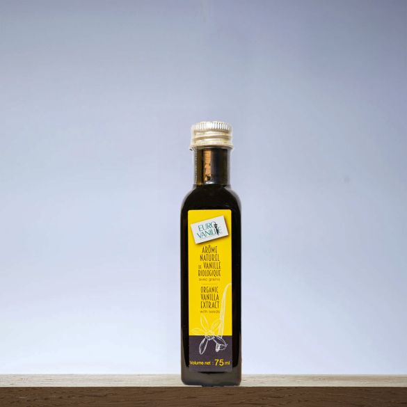 Arôme naturel de vanille Bourbon BIO L80 avec grains 75ml | Eurovanille