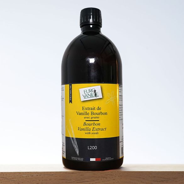 Extrait de vanille Bourbon L200 avec grains  1Kg | Eurovanille