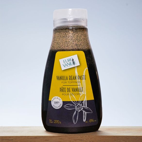 Pâte de vanille Bourbon squeezy avec grains  - 270g | Eurovanille