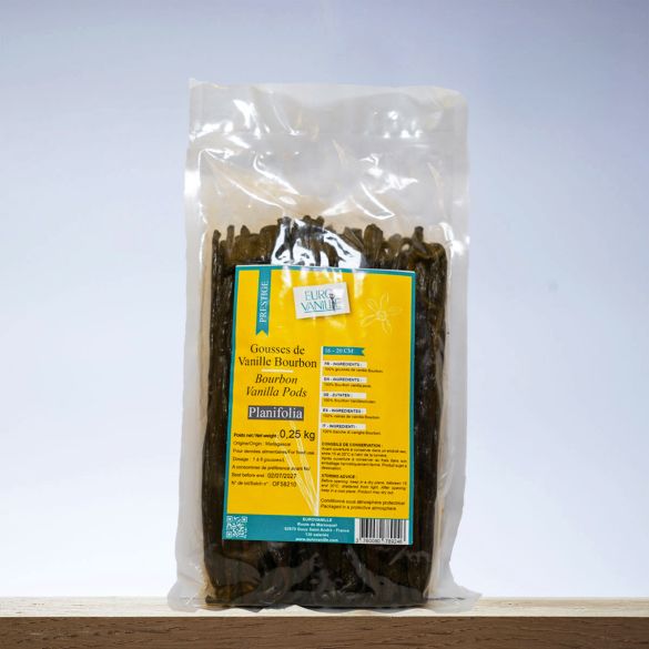 Photo d'un sachet de Vanille Bourbon Premium Eurovanille