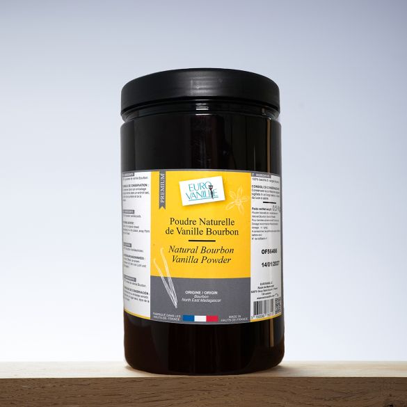 Polvere di Vaniglia Bourbon 100% Naturale – Vaso da 500g | Eurovanille