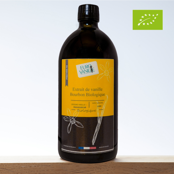 Extrait de vanille BIO L400 avec grains 1Kg | Eurovanille