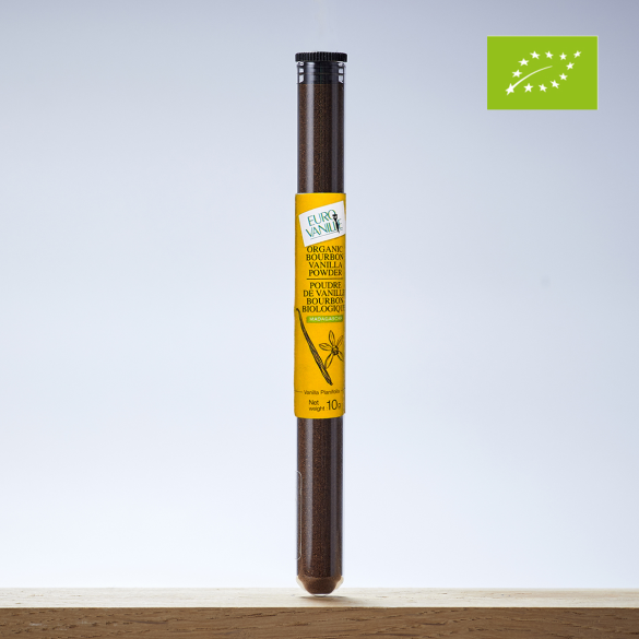 Poudre de vanille Bourbon BIO - 100% naturelle - 10g | Eurovanille