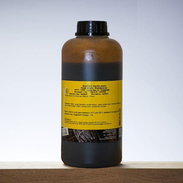 Pâte de vanille Bourbon intense avec grains – 1kg | Eurovanille