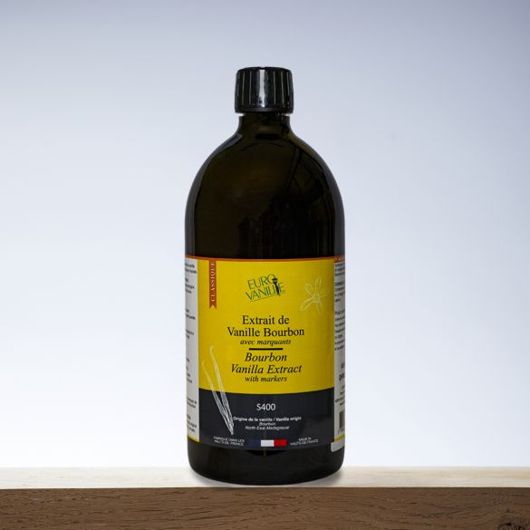 Bourbon Vanilla Extract S400 – With Seeds – 1kg | Eurovanille