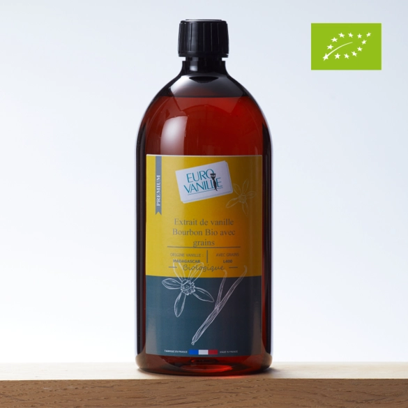 Extrait de vanille BIO L400 avec grains 1Kg | Eurovanille