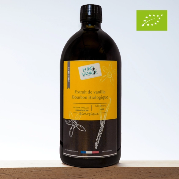 Extrait de vanille BIO L400 avec grains 1Kg | Eurovanille