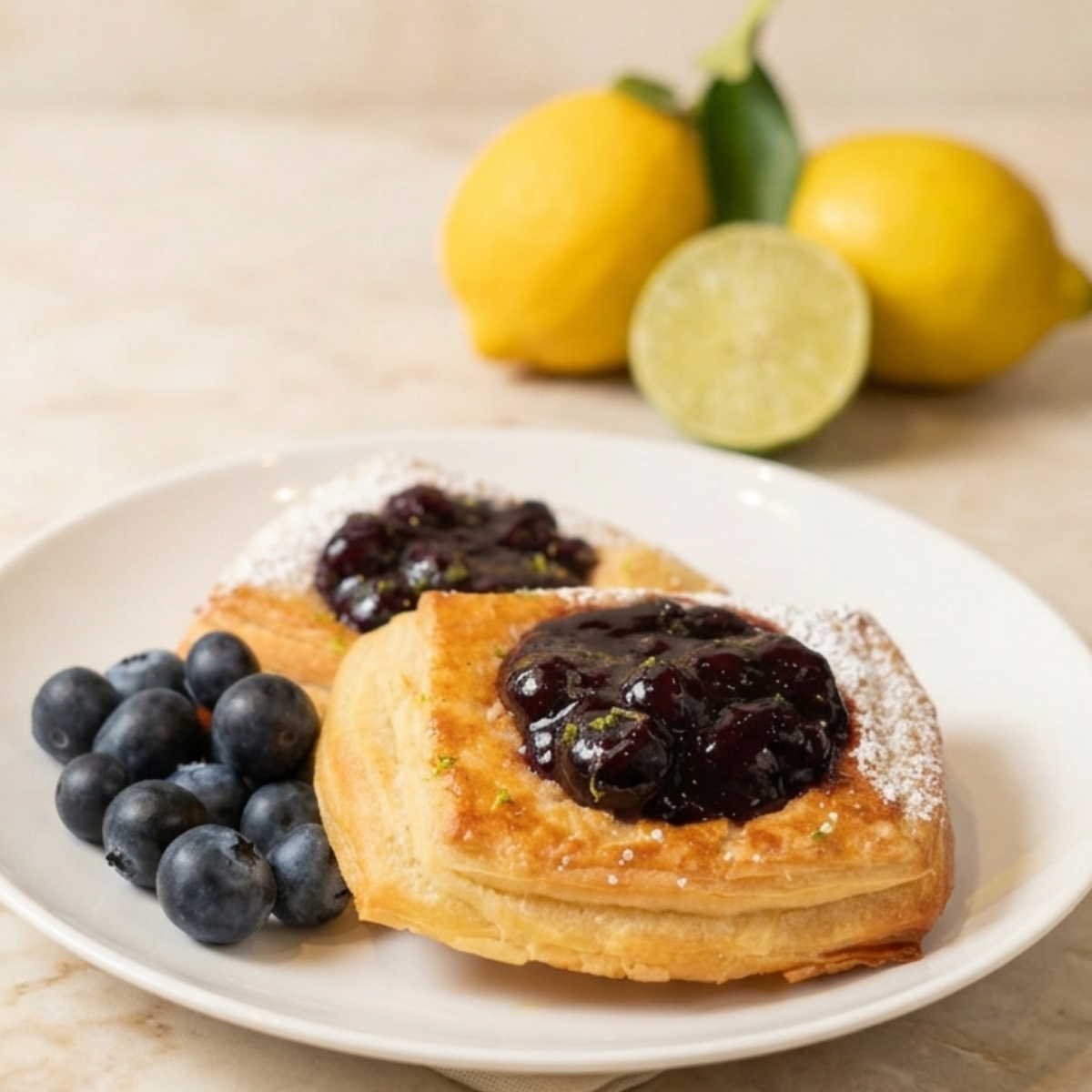 Danish limone e mirtillo